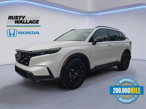 Platinum White Pearl 2026 Honda CR-V Hybrid Sport-L FWD