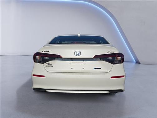 Platinum White Pearl 2026 Honda Civic Hybrid Sport