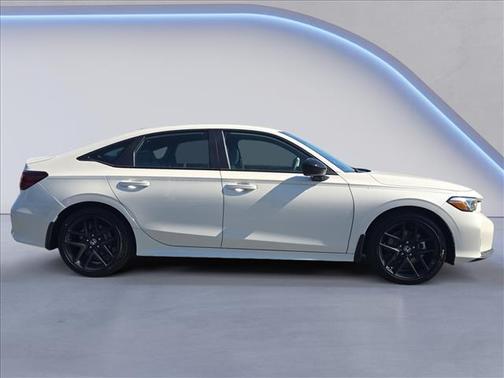 Platinum White Pearl 2026 Honda Civic Hybrid Sport