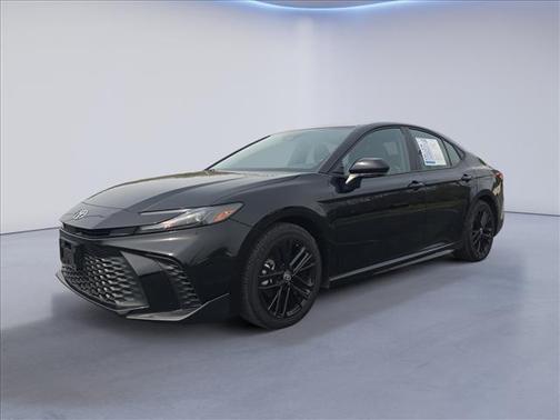 Midnight Black Metallic 2025 Toyota Camry SE