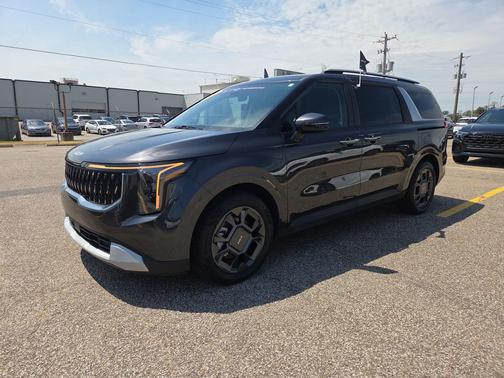 Aurora Black Pearl 2025 Kia Carnival Hybrid EX
