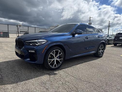 Phytonic Blue Metallic 2021 BMW X6 xDrive40i