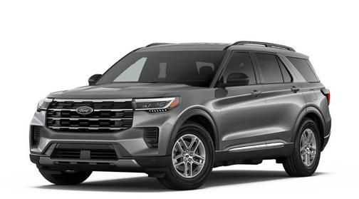 Carbonized Gray Metallic 2026 Ford Explorer Active w/200A Pkg