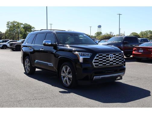 Midnight Black Metallic 2024 Toyota Sequoia Capstone