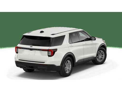 Star White Metallic Tri-Coat 2026 Ford Explorer Active