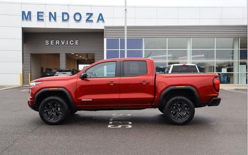 Volcanic Red Tintcoat 2025 GMC Canyon Elevation