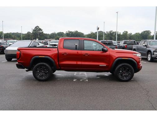 Volcanic Red Tintcoat 2025 GMC Canyon Elevation