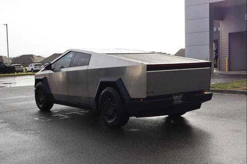 Silver 2024 Tesla Cybertruck Cyberbeast