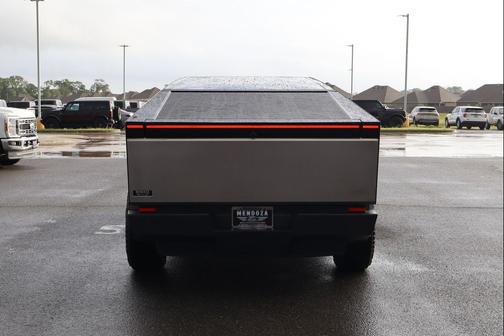 Silver 2024 Tesla Cybertruck Cyberbeast
