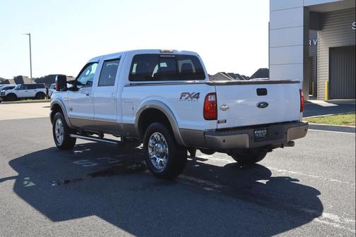 White 2012 Ford F-250 Lariat