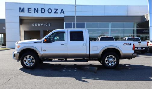 White 2012 Ford F-250 Lariat