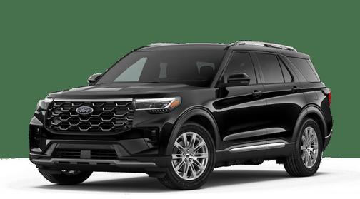 Agate Black Metallic 2026 Ford Explorer Platinum