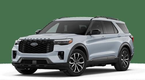 Space White Metallic 2026 Ford Explorer ST-Line