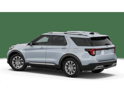 Space White Metallic 2026 Ford Explorer Platinum