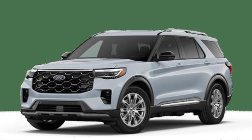 Space White Metallic 2026 Ford Explorer Platinum