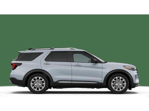 Space White Metallic 2026 Ford Explorer Platinum