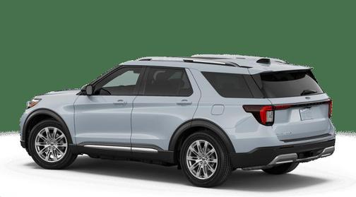 Space White Metallic 2026 Ford Explorer Platinum