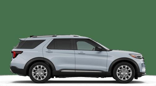Space White Metallic 2026 Ford Explorer Platinum