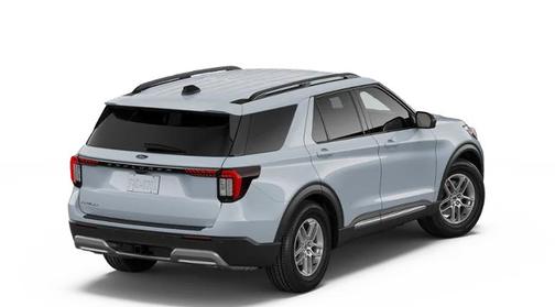 Space White Metallic 2026 Ford Explorer Active