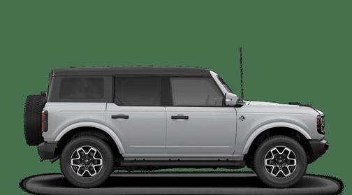 Avalanche Gray 2026 Ford Bronco Outer Banks