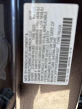 Gray 2025 Honda Ridgeline RTL