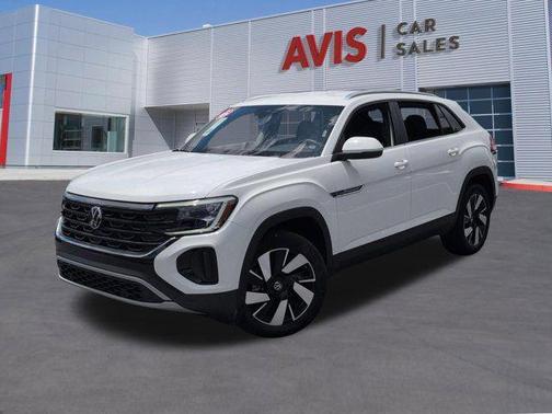 Pure White 2025 Volkswagen Atlas Cross Sport 2.0T SE w/Technology