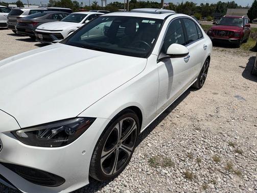 White 2025 Mercedes-Benz C-Class C 300