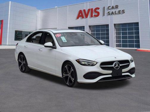 White 2025 Mercedes-Benz C-Class C 300