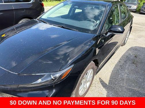 Midnight Black Metallic 2025 Toyota Camry LE