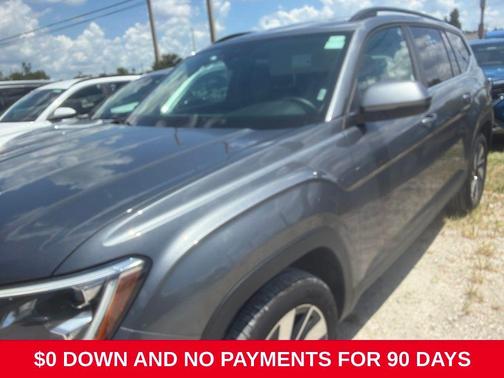 Pure Gray 2025 Volkswagen Atlas 2.0T SE w/Technology