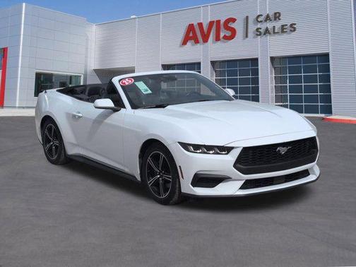 Oxford White 2025 Ford Mustang EcoBoost Premium
