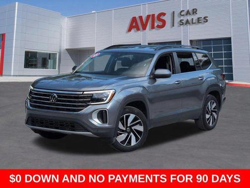 Gray 2025 Volkswagen Atlas 2.0T SE w/Technology