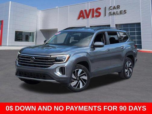Gray 2025 Volkswagen Atlas 2.0T SE w/Technology