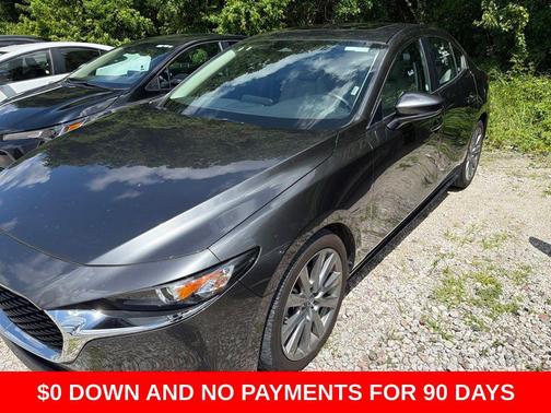 Machine Gray 2025 Mazda Mazda3 FWD w/Preferred Package