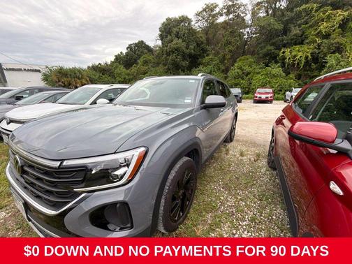 Silver Mist Metallic 2025 Volkswagen Atlas Cross Sport 2.0T SE w/Technology