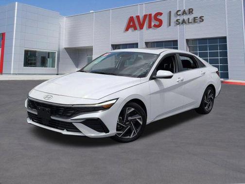 Serenity White 2025 Hyundai ELANTRA SEL