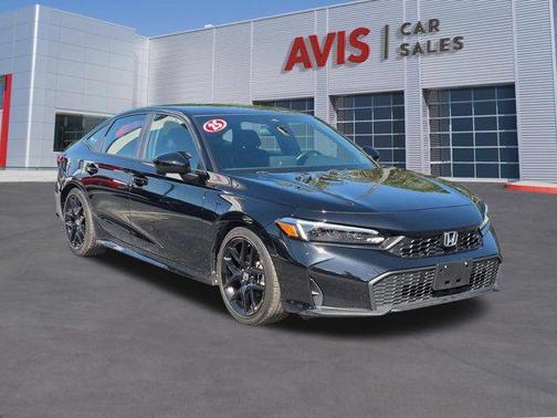 Crystal Black Pearl 2025 Honda Civic Sport