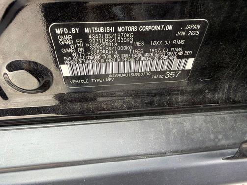 Labrador Black Pearl 2025 Mitsubishi Outlander Sport SE