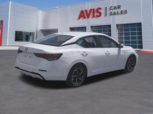 White 2025 Nissan Sentra SV