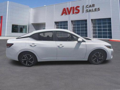 White 2025 Nissan Sentra SV