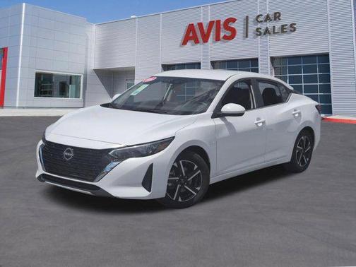 White 2025 Nissan Sentra SV