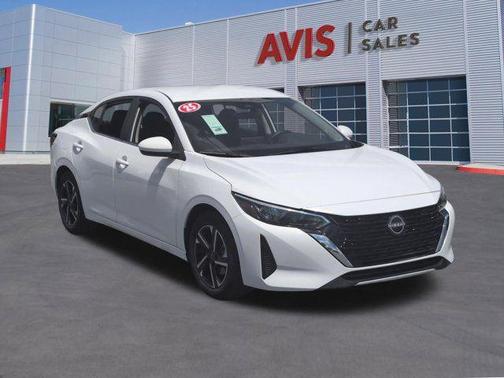 White 2025 Nissan Sentra SV