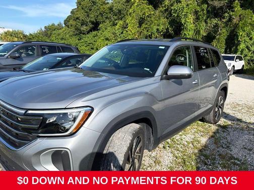 Silver Mist Metallic 2025 Volkswagen Atlas 2.0T SE w/Technology