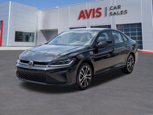 Black 2025 Volkswagen Jetta 1.5T Sport