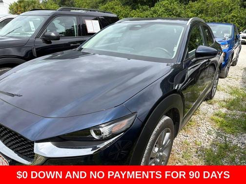 Deep Crystal Blue Mica 2025 Mazda CX-30 2.5 S Preferred Package