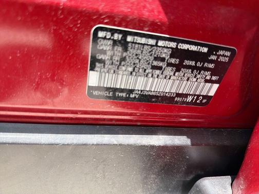 Red Metallic 2025 Mitsubishi Outlander SE 2.5 2WD