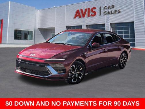 Ultimate red 2025 Hyundai SONATA SEL