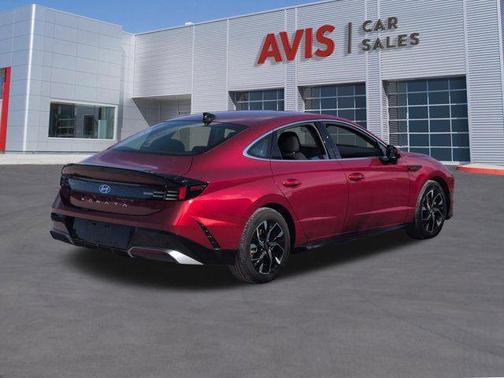 Ultimate red 2025 Hyundai SONATA SEL