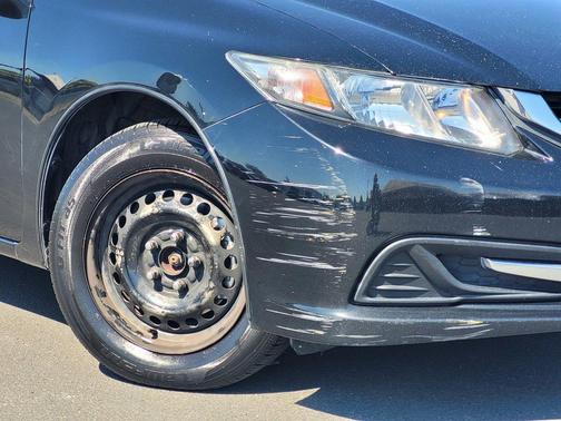 Black 2015 Honda Civic LX