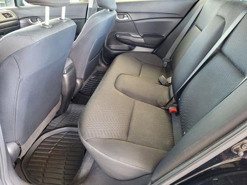 Black 2015 Honda Civic LX